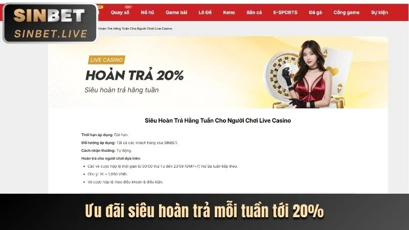 Chương trình khuyến mãi hoàn trả bất ngờ